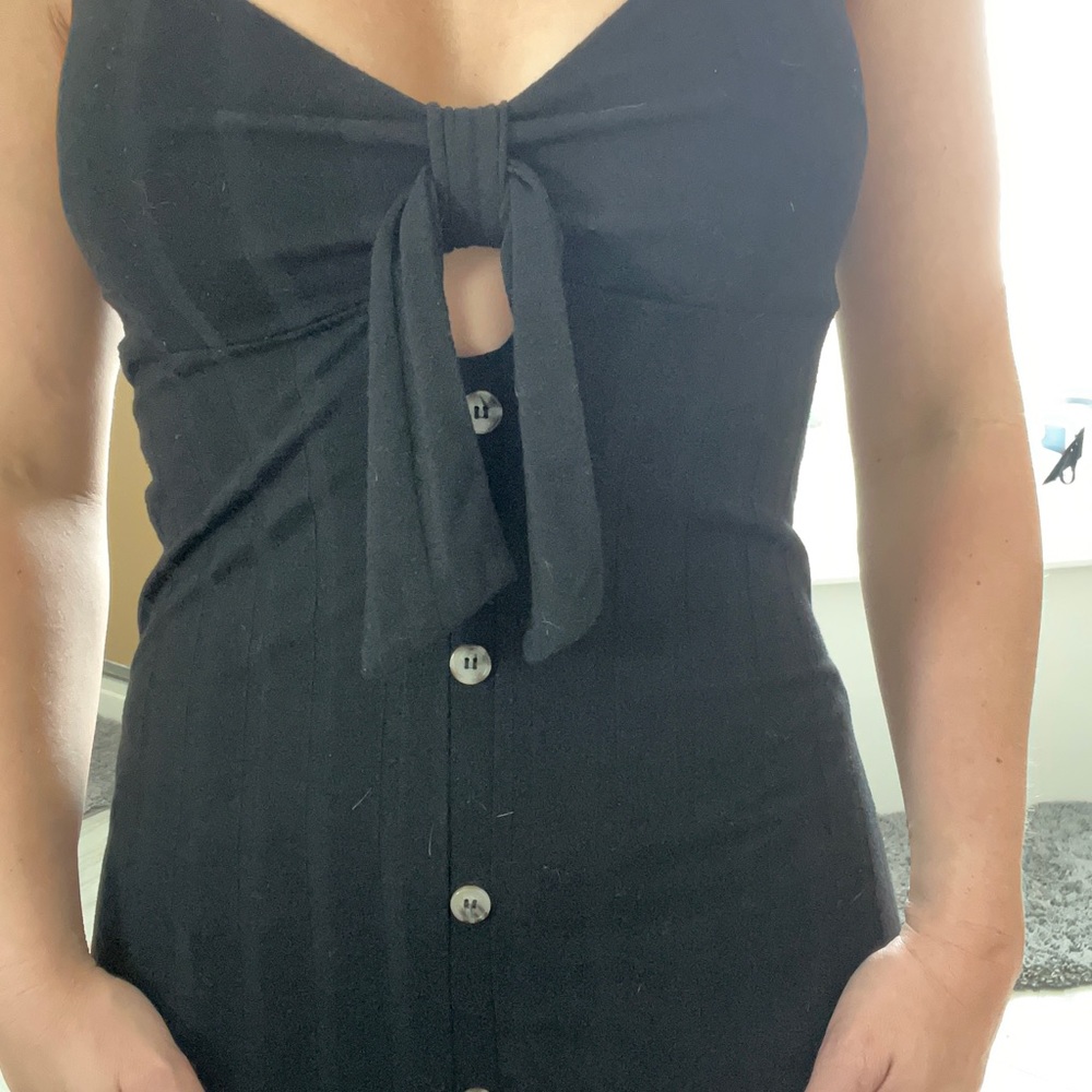 Forever 21 dress with buttons and a bow
